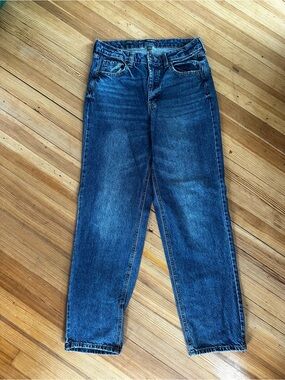 Wild Fable, women’s dark wash straight leg jeans, size 6